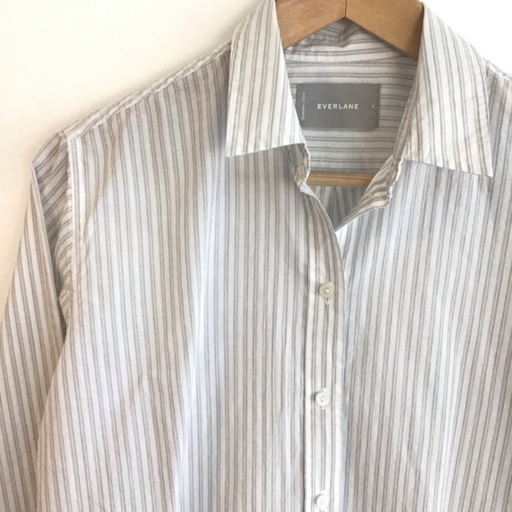 Everlane Striped Cotton Button Down